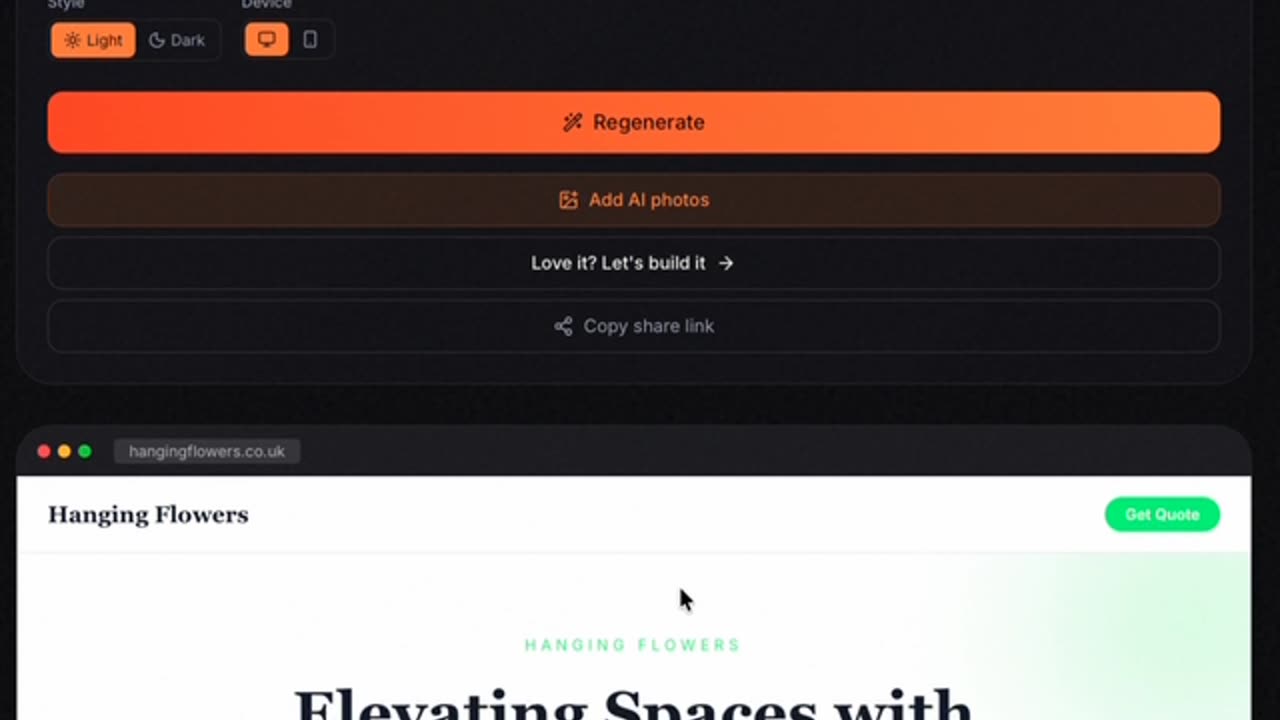 AI Website Preview